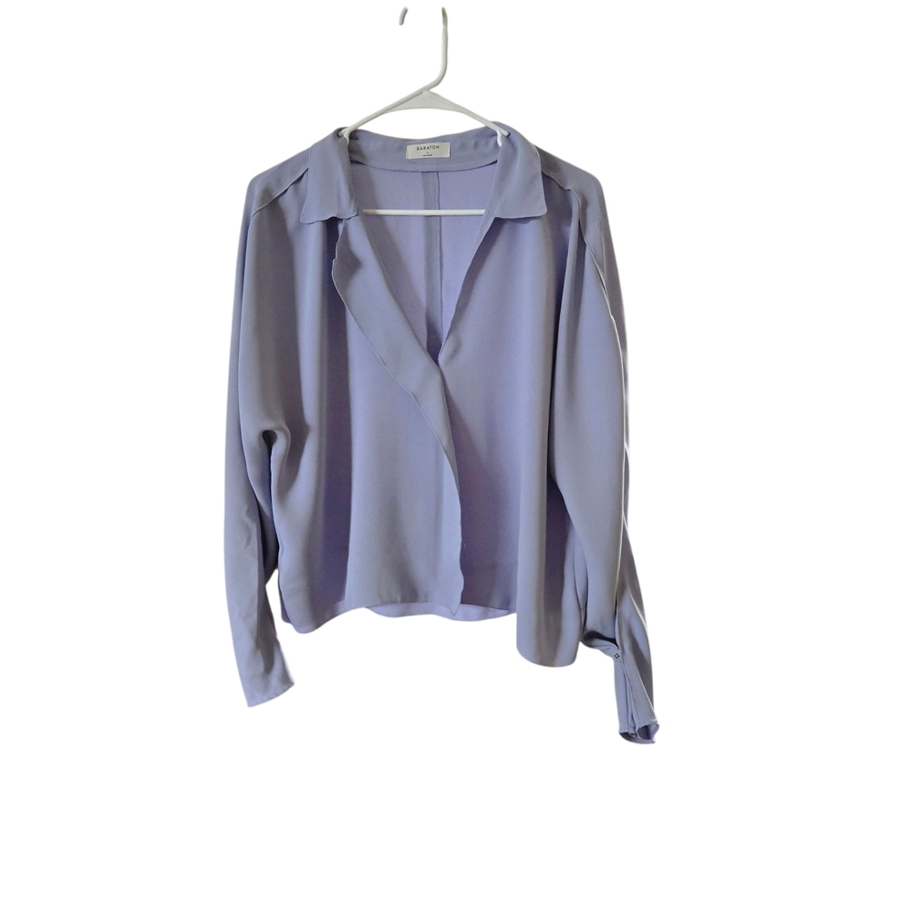 Babaton Lavender Wrap Blouse‎